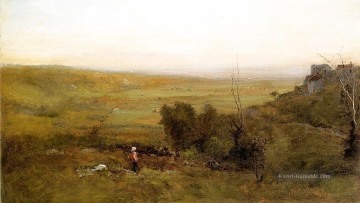 The Valley Landschaft Tonalist George Inness Ölgemälde